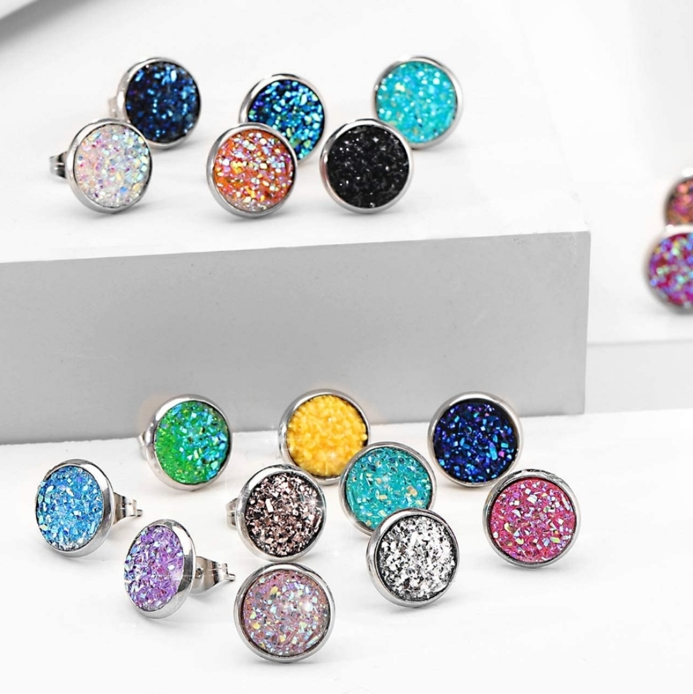2 For 25 8 pairs of Druzy Earrings